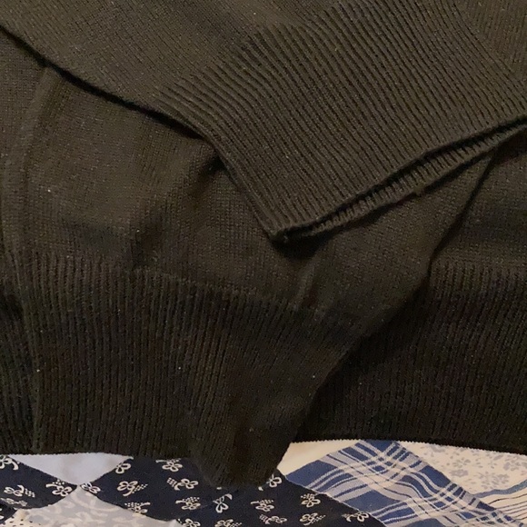 Jos A Bank Polo-Style Mens Black Long-Sleeved Shirt - Picture 5 of 5